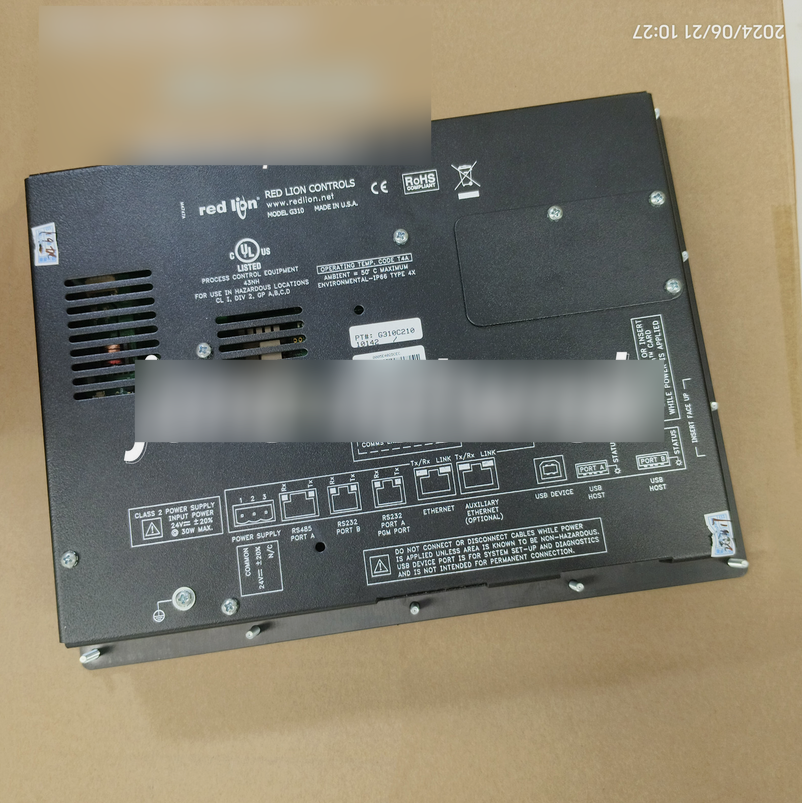 1PC USED G310C210 Red Lion Touch Screen HMI Panel Tested working #lyd001&j1688