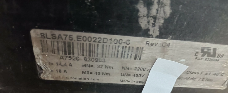 1PC USED 8LSA75.E0022D100-0 B&R Servo Motor Tested Working #lyd001&j1688