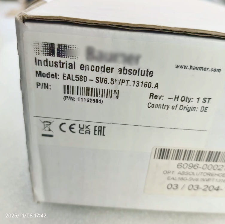 1PC NEW EAL580-SV6.5WPT.13160.A Baumer Industrial Encoder #lyd001&j1688