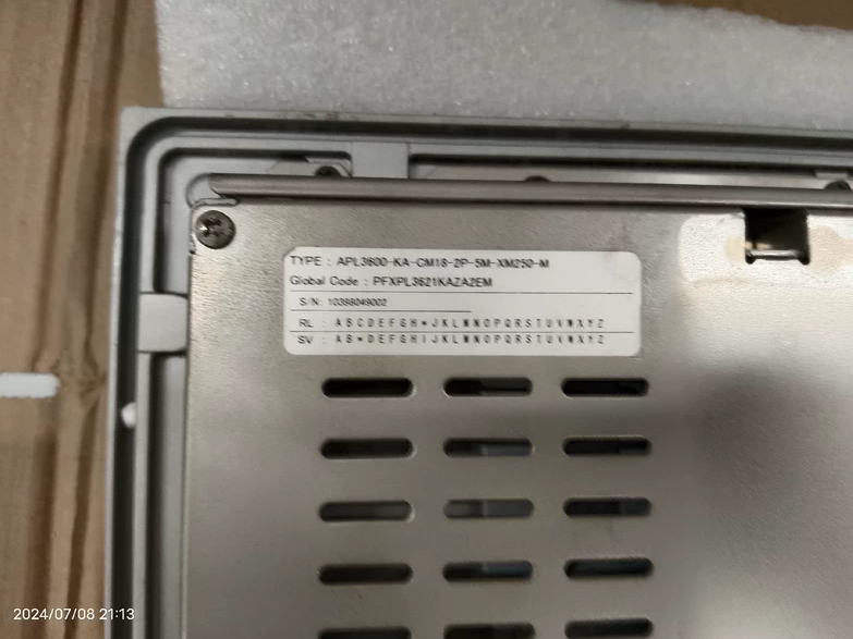 1PC USED APL3600-KFM-BLD (362003-04) / APL3600-KA-CM18-2P-5M-XM250-M Pro-face HMI Operator Interface Tested working #lyd001&j1688