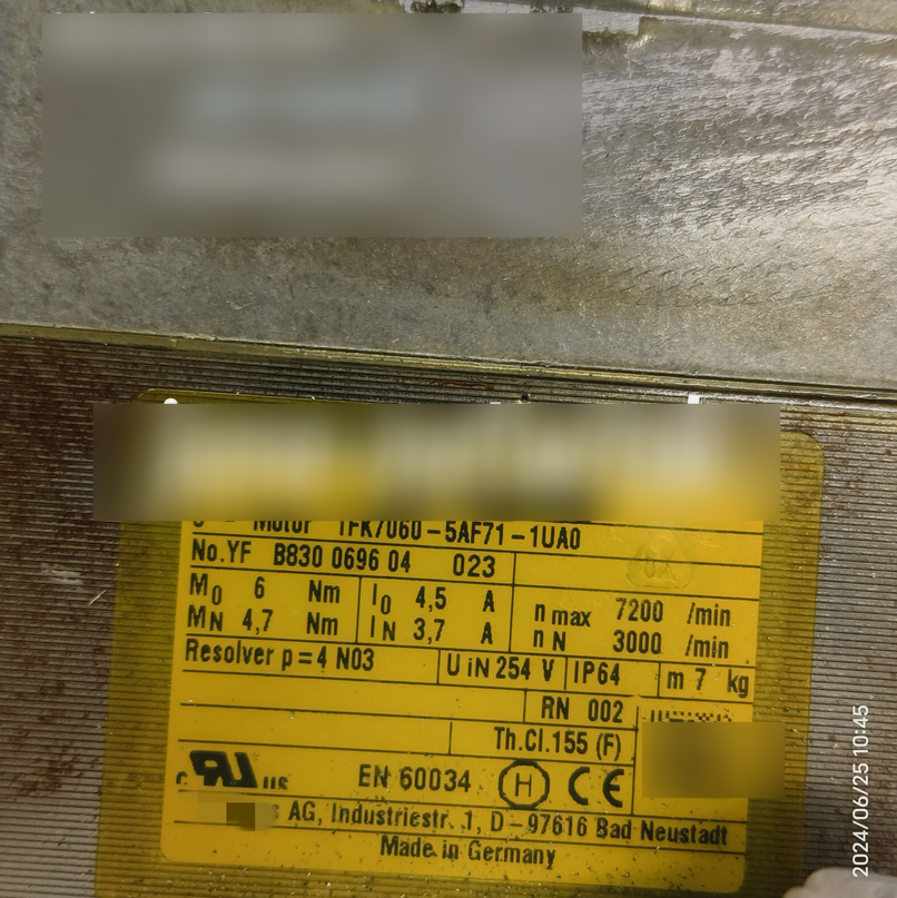 1PC NEW 1FK7060-5AF71-1UA0 Siemens Servo Motor No original package #lyd001&j1688