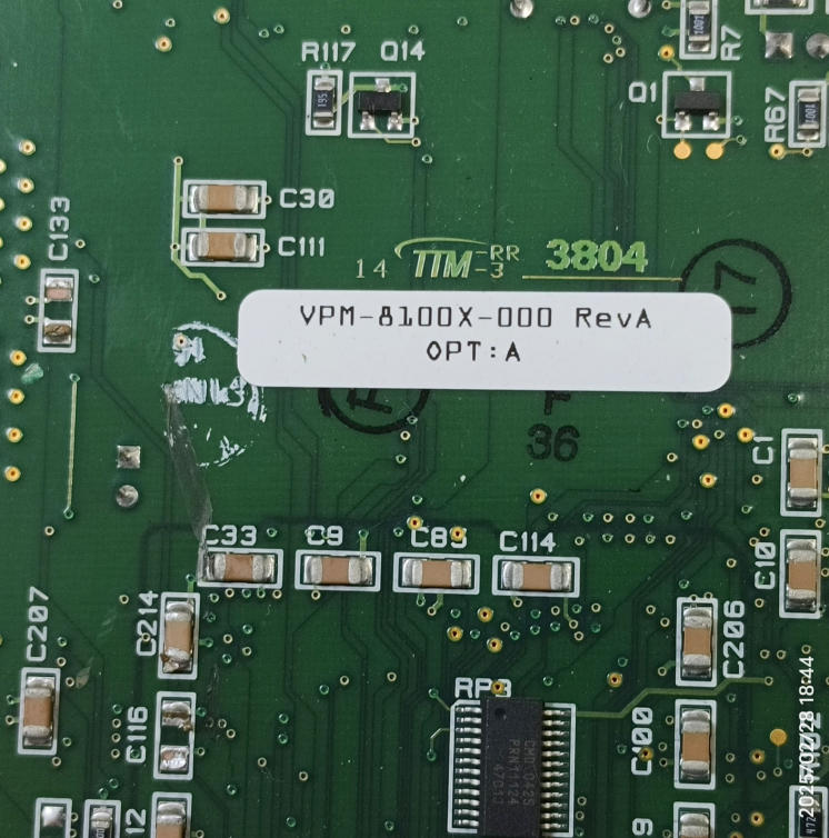 1PC USED VPM-8100X-000 REV A COGNEX Image Acquisition Card Tested working #lyd001&j1688