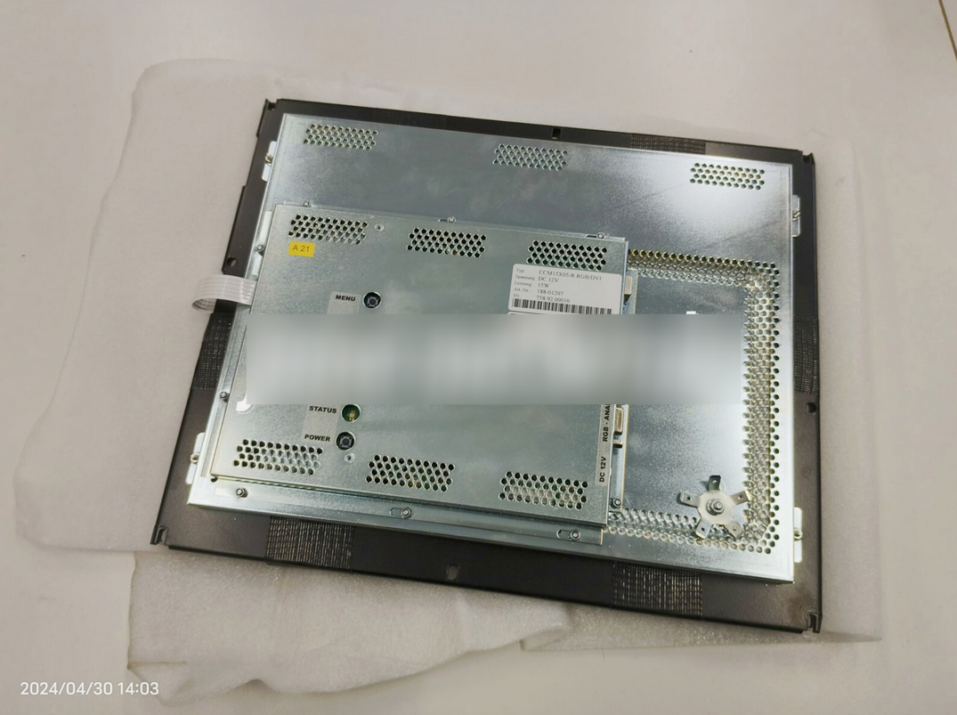 1PC USED CCM15X05-R RGB/DVI BCM Industrial Control Display Tested working #lyd001&j1688