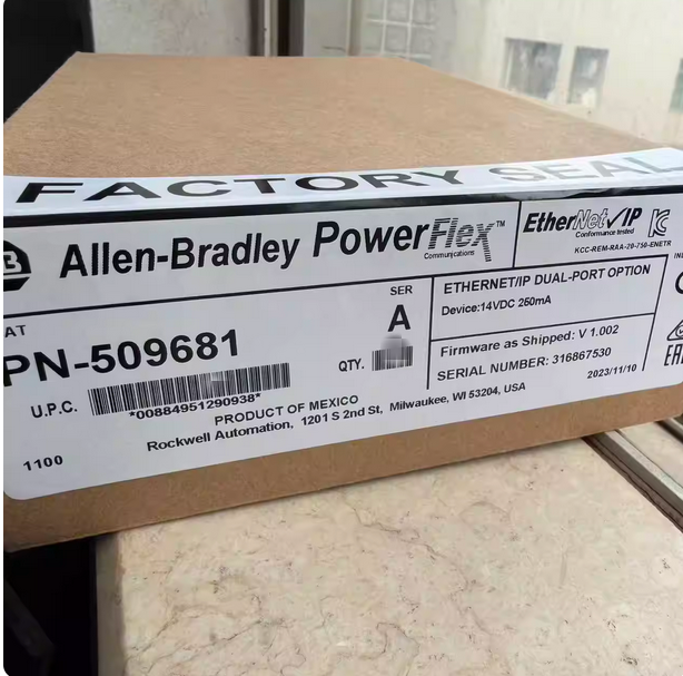 1PC NEW PN-509681 Allen‑Bradley internal service/sub‑assembly part number typically a gate driver PCB or control sub‑board for PowerFlex 753/755 series VFDs# QYM001 j1688