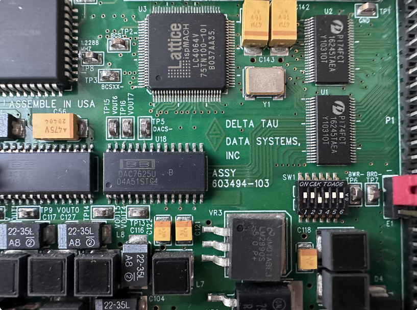 1PC used working Delta Tau Data Systems AU 8 CHANNEL A/D-D/A I/O ACC-59E ASSY 60349-103 #QYM001