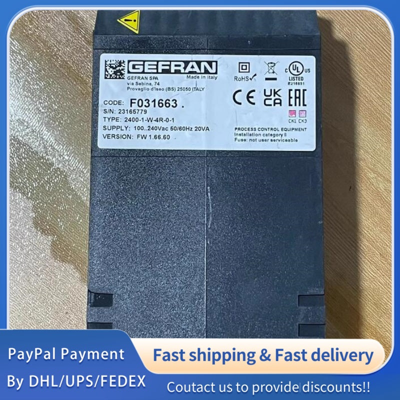 1PCS used 2400-1-W-4R-0-1 Fast Indicator GEFRAN #LYQ007
