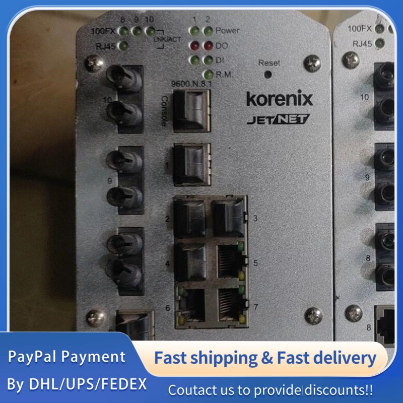 1 PCS used korenix JetNet 4510W/3M Switch #LYQ007