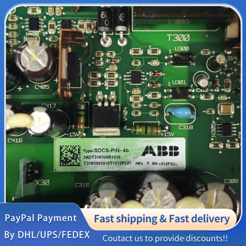 1pcs USED ABB SDCS-PIN-4b 3ADT316300R1510 DC Speed Control Board #LYQ007