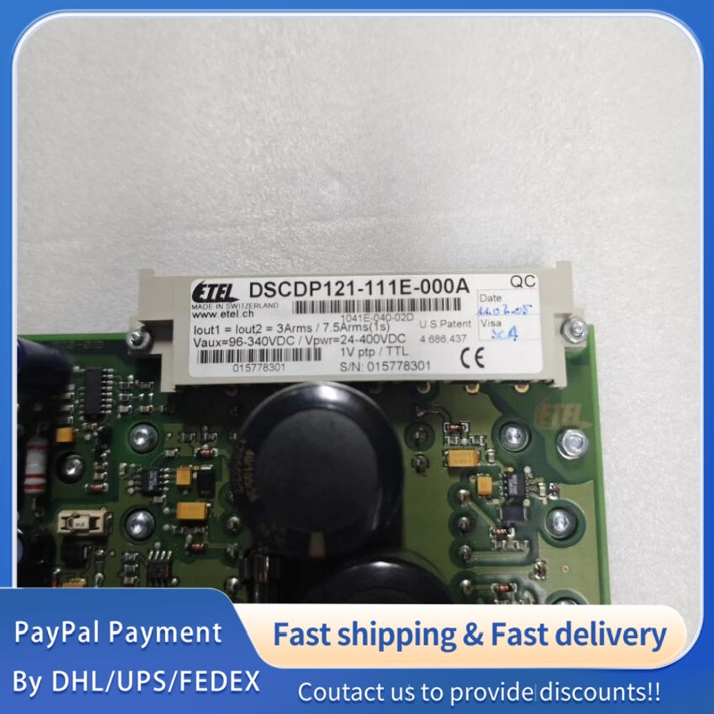 1 PCS USED ETEL DSCDP121-111E-000A control board#LYQ007