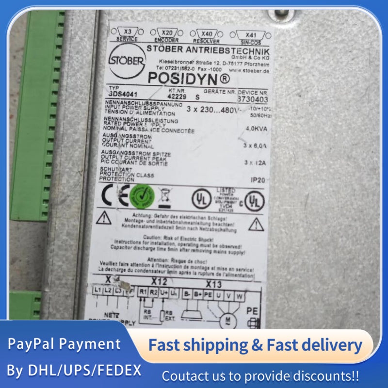 1 PCS used STOBER Driver SDS4041 #LYQ007