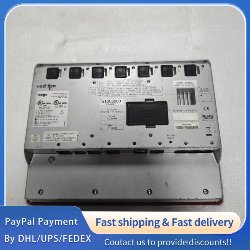 1 PCS USED Red Lion Touch Screen G10C0000 #LYQ007