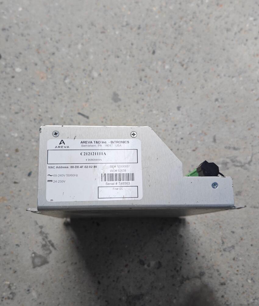 1 PCS USED AREVA Controller C212121111A #LYQ007