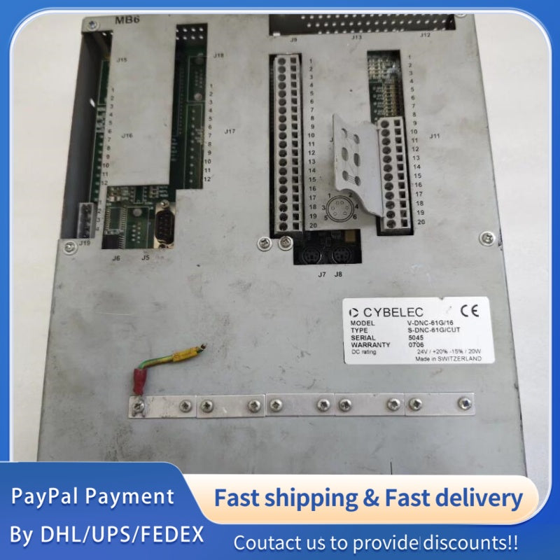 1 PCS USED CYBELEC System Panel V-DNC-61G/16 & S-DNC-61G/CUT #LYQ007