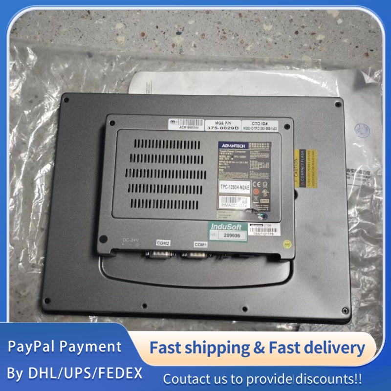 1 PCS used Advantech Industrial Touch Panel TPC-1250H-N2AE #LYQ007