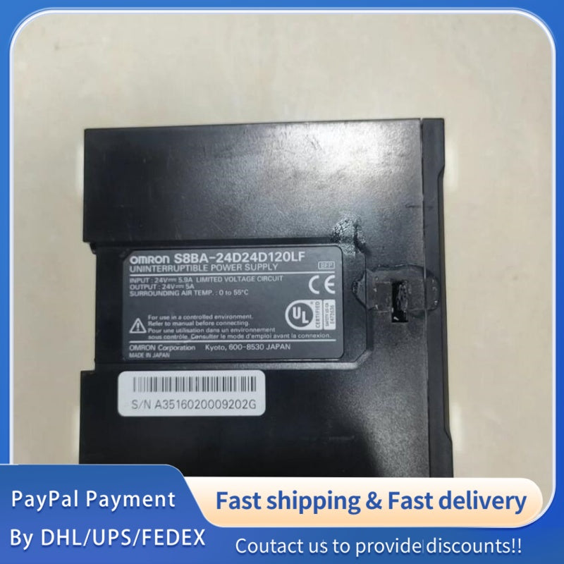 1 PCS USED OMRON S8BA-24D24D120LF Industrial Switch #LYQ007