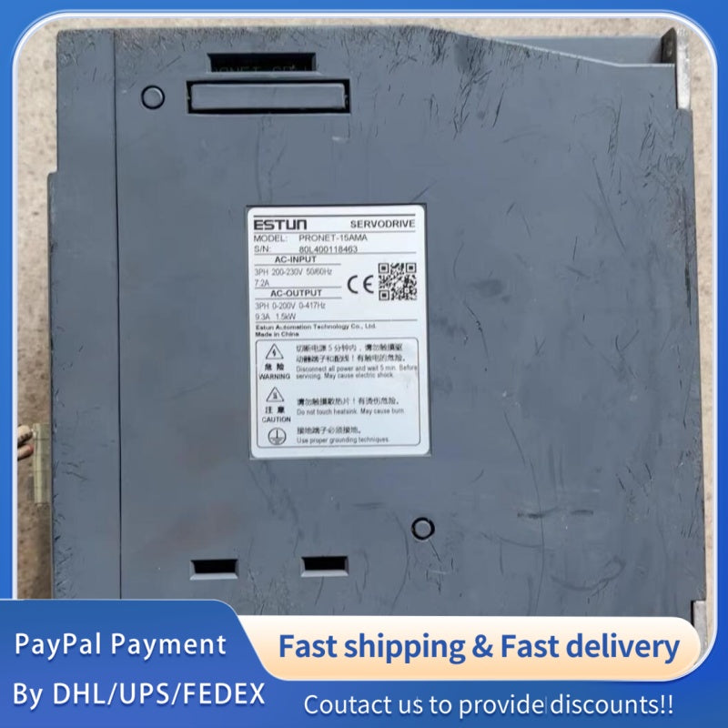 1 PCS used ESTUN PRONET-15AMA Servo Driver #LYQ007