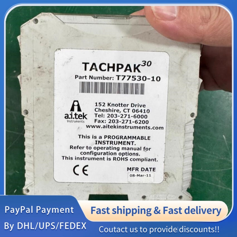 1 PCS used AI-TEK TACHPAK30 T77530-10 Tachometer #LYQ007