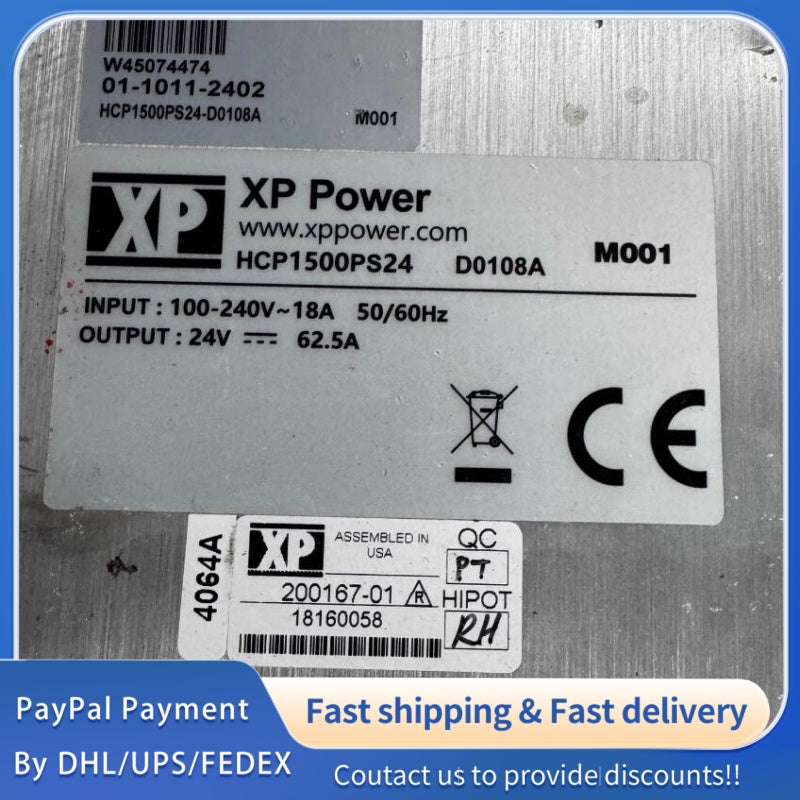 1 PCS used XP Power HCP1500PS24 Industrial Power Supply #LYQ007