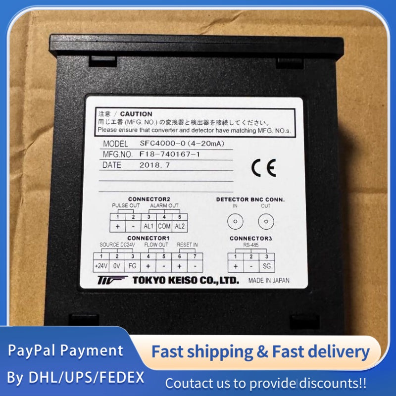 1 PCS used TOKYO KEISO Ultrasonic Flow Meter SFC4000-0 #LYQ007
