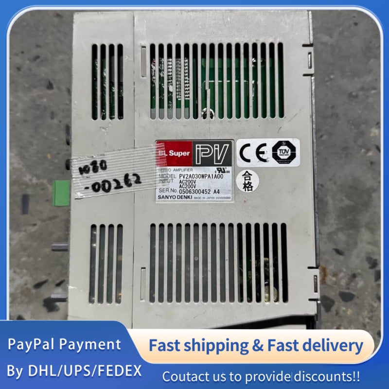 1 PCS used SANYO Servo Driver BL Super PV2A030WPA1A00 #LYQ007