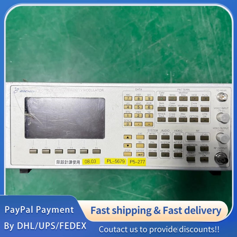 1 PCS used EIDEN 3116A-001 Multi-Standard Analog TV Signal Generator #LYQ007