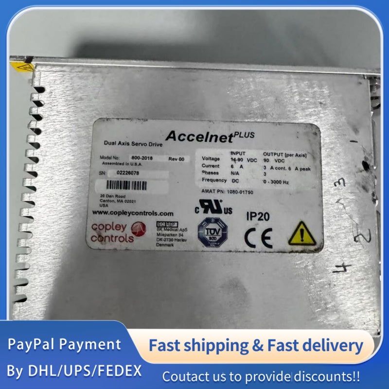 1 PCS used AMAT 1080-01750 Copley Controls Servo Driver #LYQ007