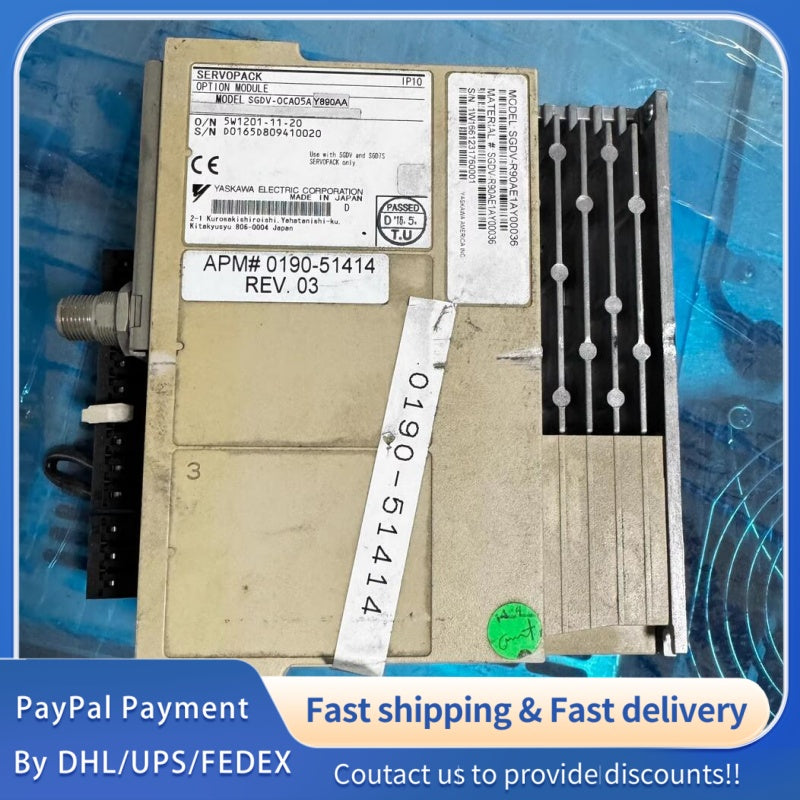 1 PCS used YASKAWA SERVOPACK Servo Driver SGDV-R90AE1AY890AB #LYQ007