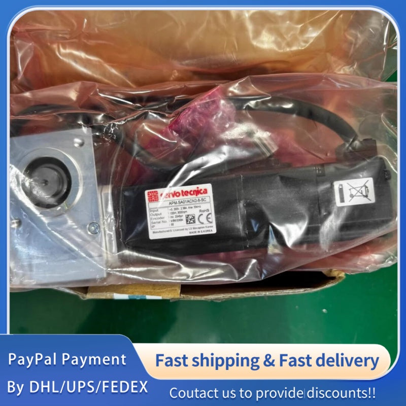 1 PCS used ServoTecnica Servo Motor APM-SA01ACN2-8-SC2 #LYQ007