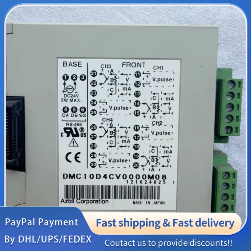 1 PCS USED Yamatake DMC10D4CV0000M08 Regulator #LYQ007