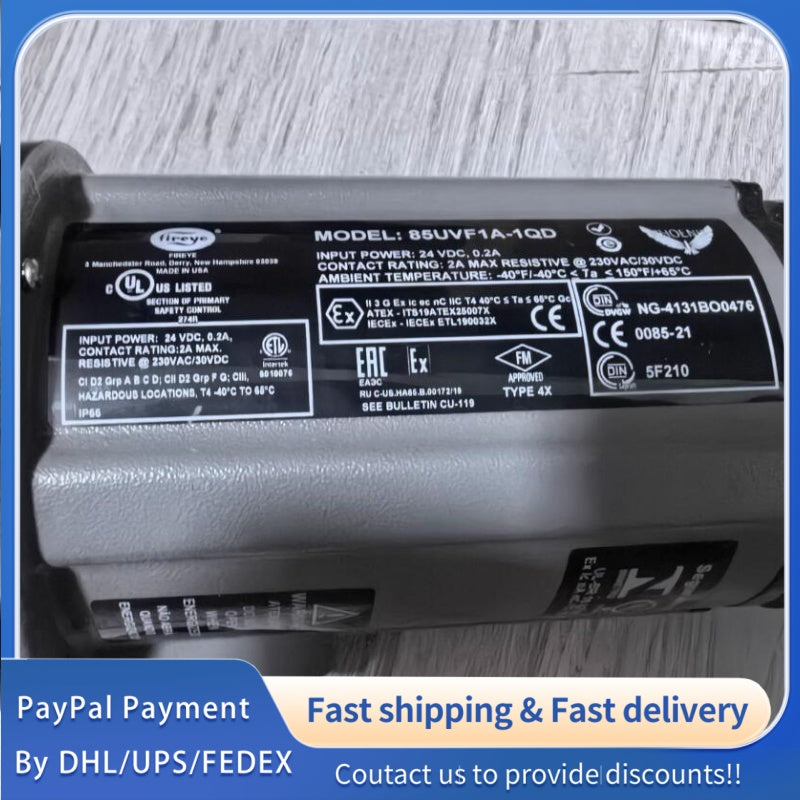 1 PCS new Fireye 85UVF1A-1QD Infrared Flame Scanner #LYQ007