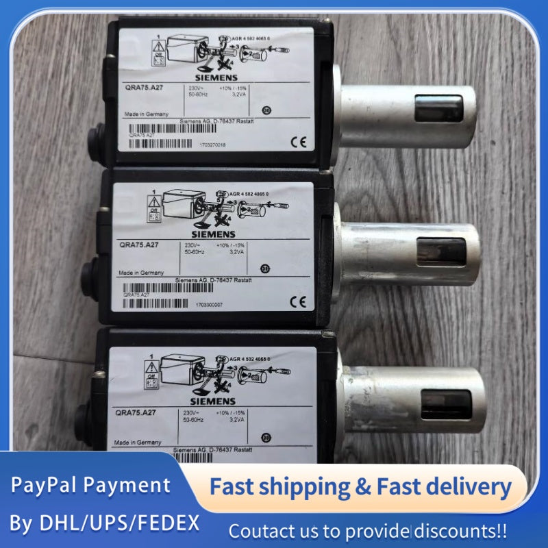 1 PCS used Siemens Flame Detector QRA75.A27 #LYQ007