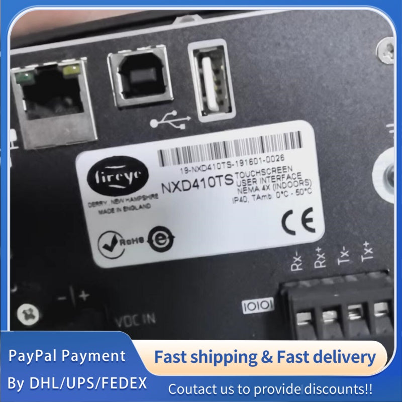 1 PCS used Fireye NXD410TS Touchscreen #LYQ007