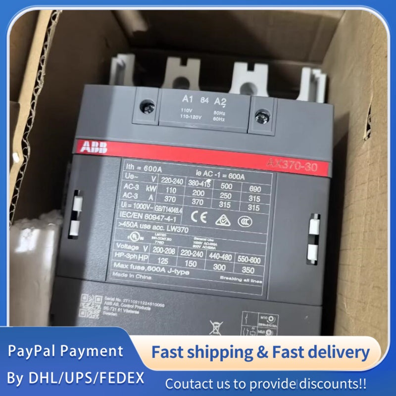 1 PCS new ABB Contactor AX370-30-11-84 #LYQ007