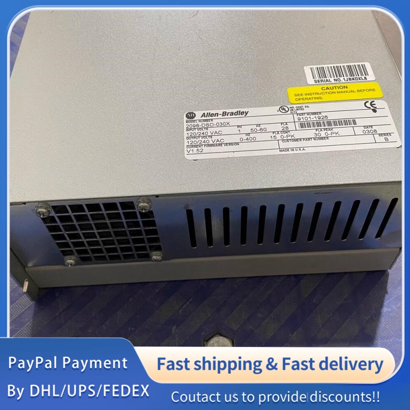 1 PCS used Allen-Bradley Ultra 3000i Servo Drive 2098-DSD-030X #LYQ007