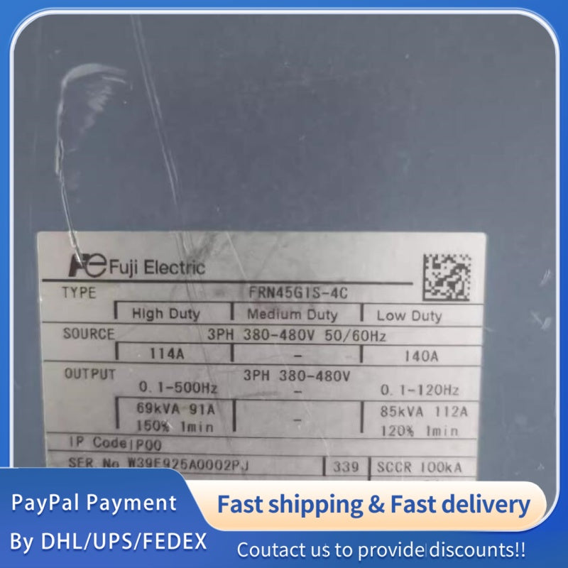 1 PCS used Fuji Inverter FRN45G1S-4C #LYQ007