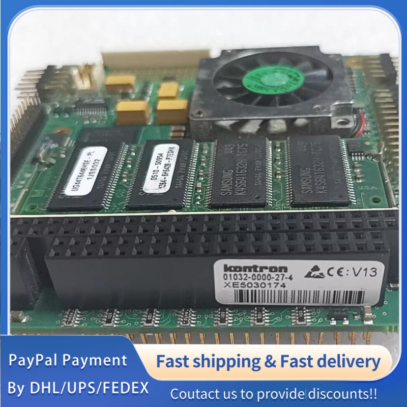 1 PCS used Kontron 01032-0000-27-4 Industrial Mainboard #LYQ007