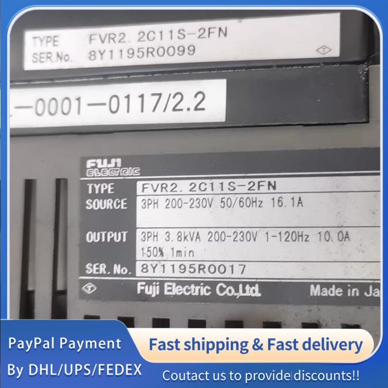 1 PCS USED Fuji Inverter FVR2.2C11S-2FN #LYQ007