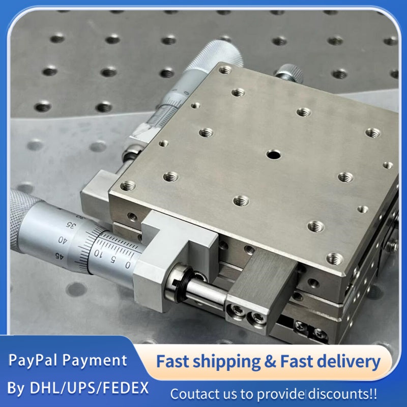 1 PCS used Suruga Seiki BSS26-80C Manual Stainless Steel XY Adjustment Stage #LYQ007