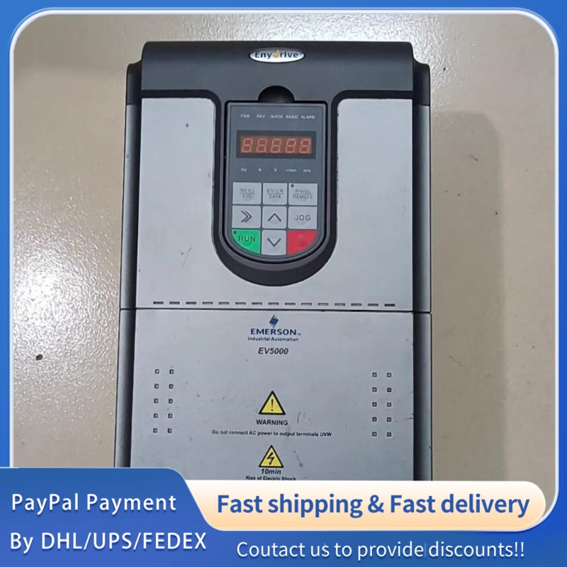 1 PCS used Emerson Inverter EV5000-4T0150G #LYQ007