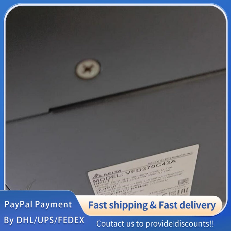 1 PCS used Delta C2000 Inverter VFD370C43A #LYQ007