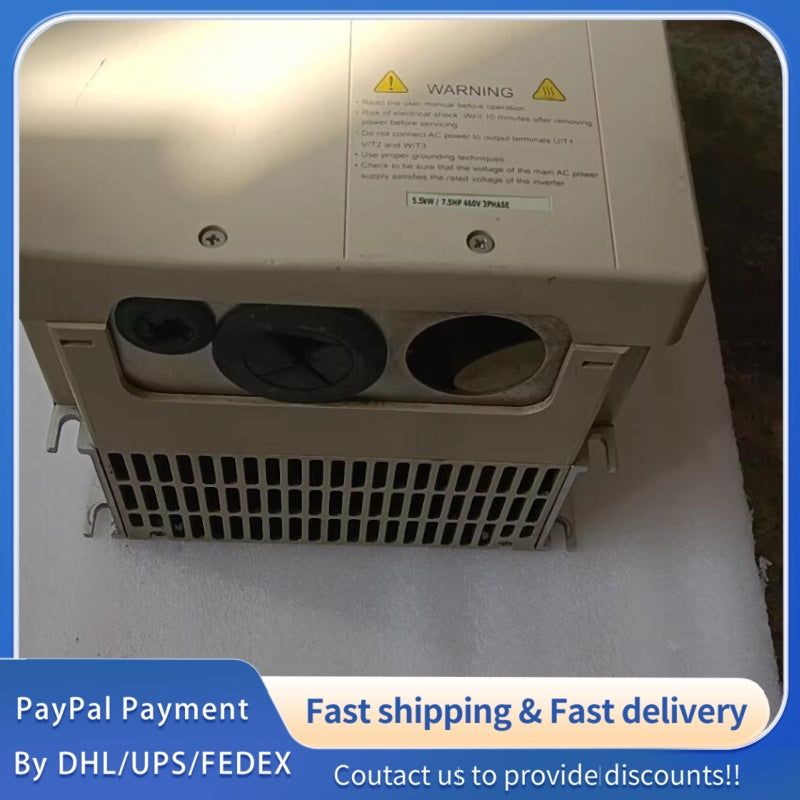 1 PCS used Delta Inverter VFD055F43B#LYQ007
