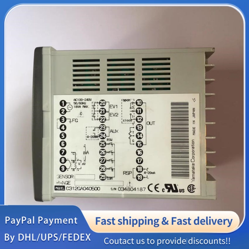 1 PCS used YAMATAKE SDC31 C312GA040500 Temperature Controller #LYQ007
