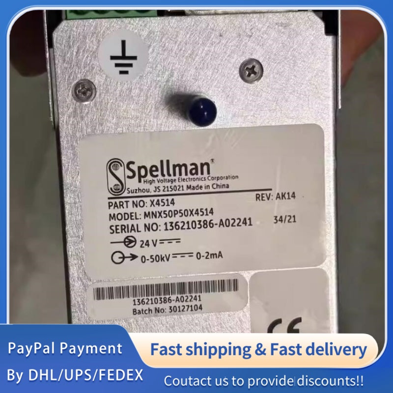 1 PCS USED Spellman High Voltage Module X4514 MNX50P50X4514 #LYQ007