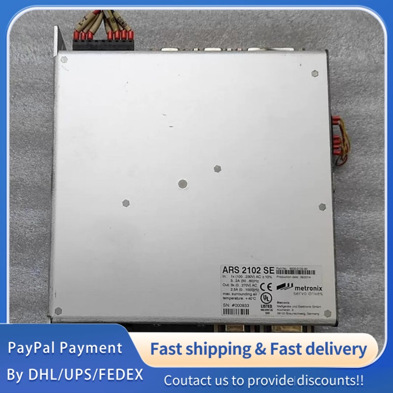 1 PCS used Metronix Servo Drive ARS2102SE #LYQ007