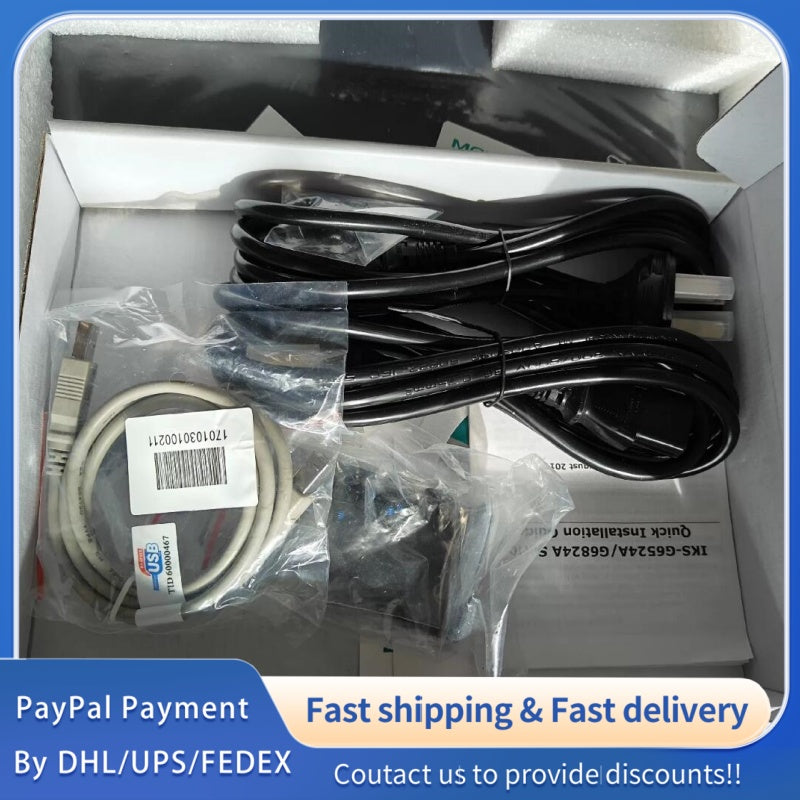1 PCS new MOXA IKS-G6524-8GSFP-4GTXSFP-HV-HV-T Switch #LYQ007