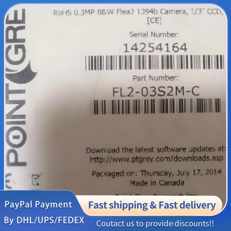 1 PCS new FL3-GE-03S2M-C camera (Point Grey / FLIR) #LYQ007