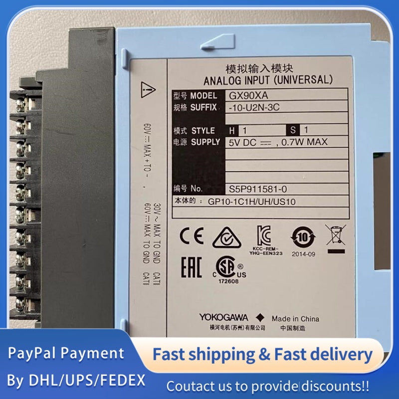 1 PCS USED Yokogawa GX90XA-10-U2N-3C Analog Input Module #LYQ007
