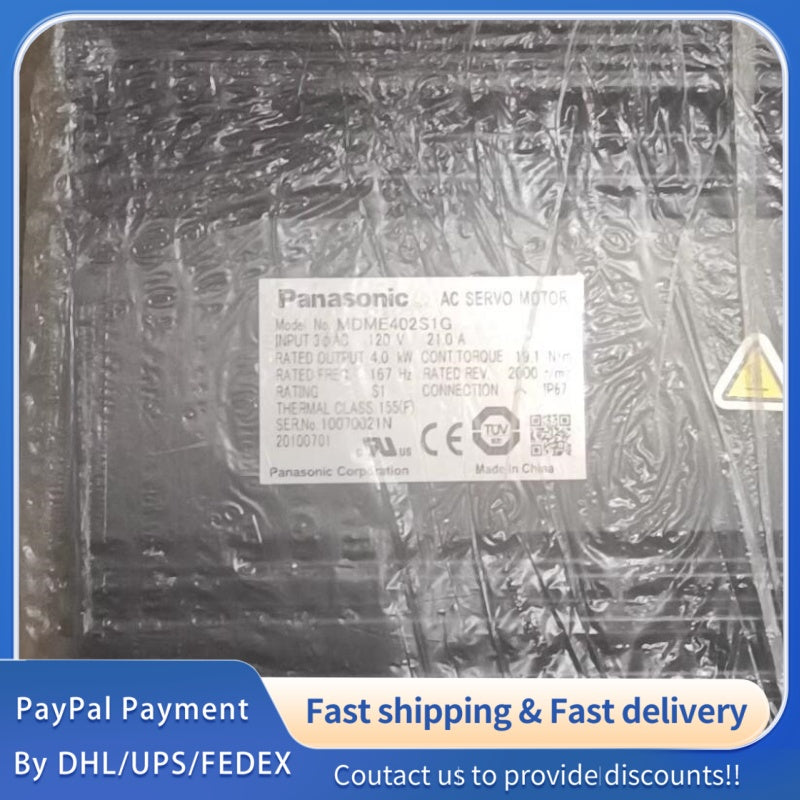 1 PCS new Panasonic MINAS A5 Series Servo Motor MDME402S1G #LYQ007