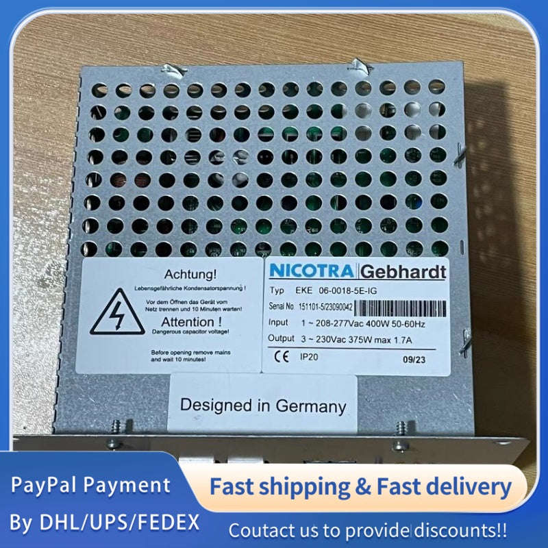 1 PCS used Nicotra EKE06-0018-5E-IG Controller #LYQ007