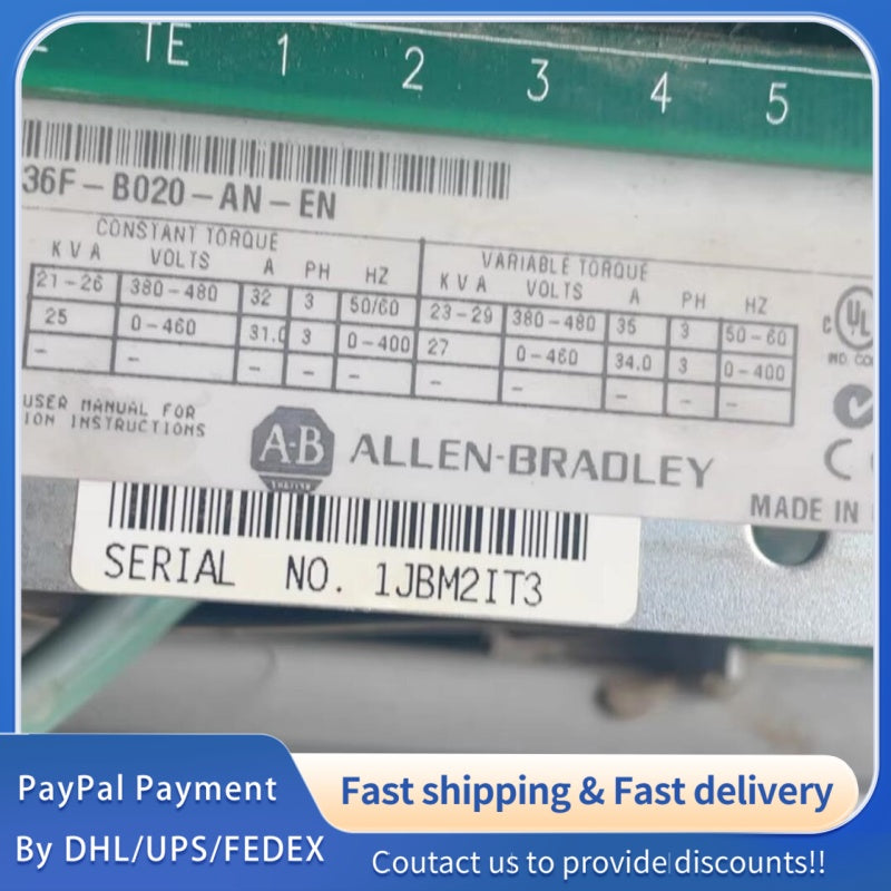1 PCS Allen‑Bradley 1336F‑B020‑AN‑EN inverter #LYQ007